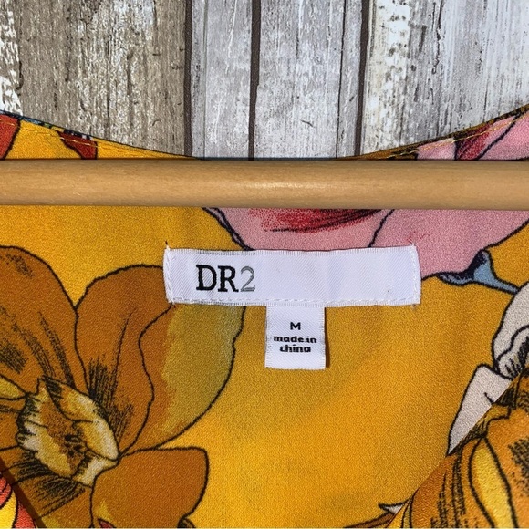 DR2 Daniel Rainn Marigold Floral Blouse - Picture 5 of 5